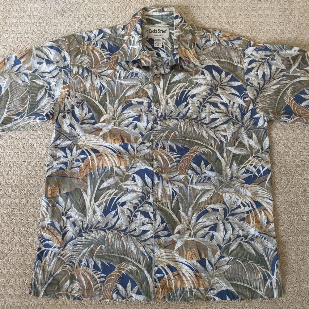 Men's Cooke Street Medium Hawaiian Shirt w/Pocket - Made in Hawaii (A278)